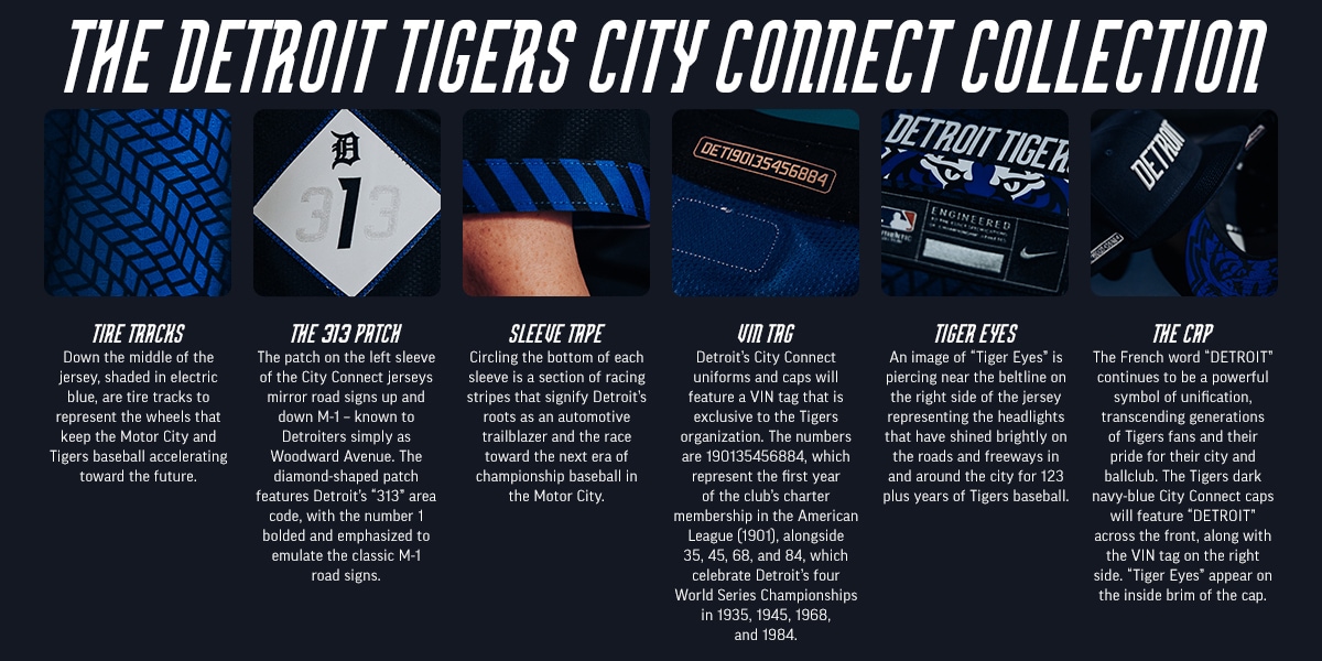 The Detroit Tigers City Connect Collection